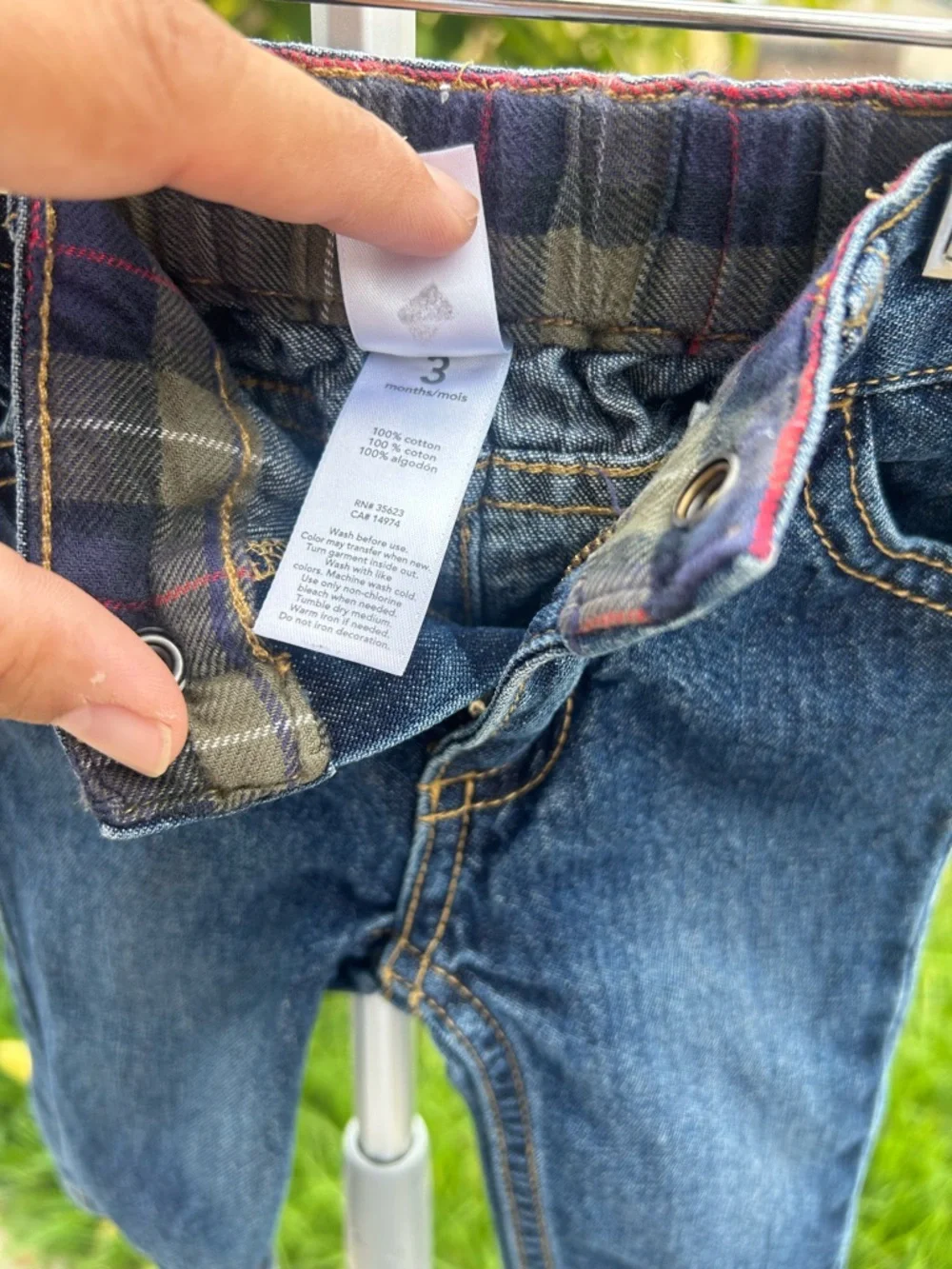 Carter's Dark Blue Denim Jeans for Baby